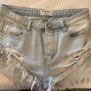 One teaspoon bandit denim shorts